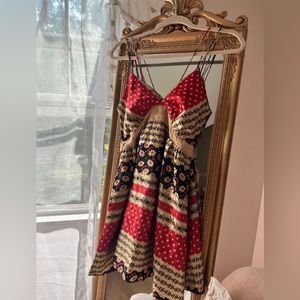 Red & Gold Dress M